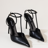 DUCHESS HEELS IN BLACK