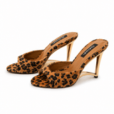 ESPRESSO HEELS IN PRINT