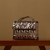 ZOYA FLAP BAG IN PLATINUM (MEDIUM)