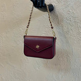 NIVELA BAG in BURGUNDY