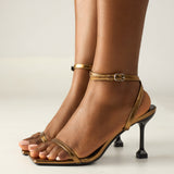 VERTI Heels in Bronze
