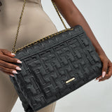 ZOYA FLAP BAG IN BLACK (XL)