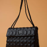 ZOYA FLAP BAG IN BLACK (LARGE)