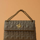 ZOYA FLAP BAG IN ARMY GREEN (MEDIUM)