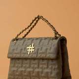 ZOYA FLAP BAG IN ARMY GREEN (MEDIUM)