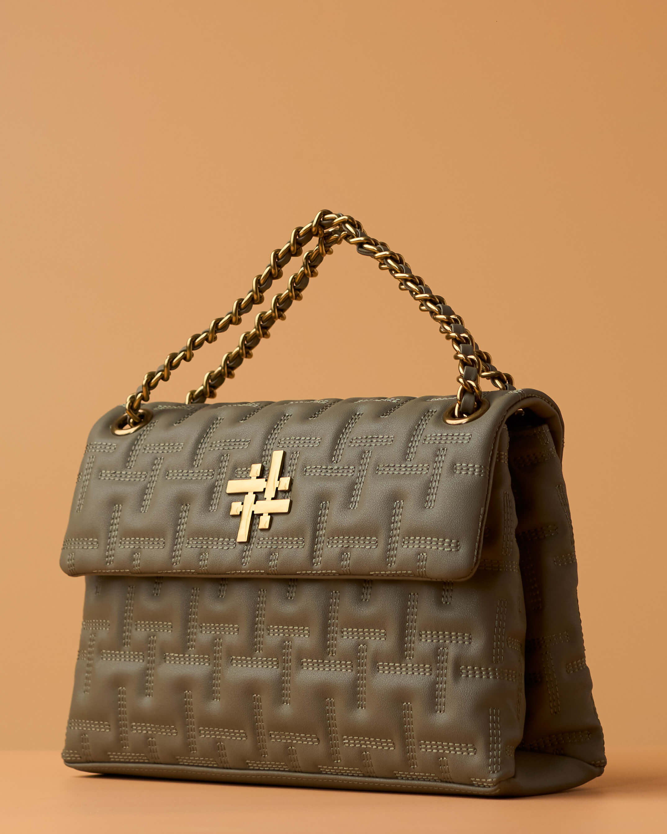 ZOYA FLAP BAG IN ARMY GREEN (MEDIUM)
