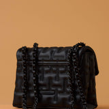 ZOYA FLAP BAG IN BLACK (SMALL)