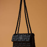 ZOYA FLAP BAG IN BLACK (SMALL)