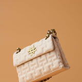 ZOYA FLAP BAG IN WHITE (SMALL)