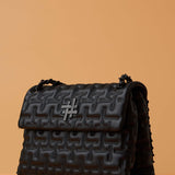 ZOYA FLAP BAG IN BLACK (MEDIUM)
