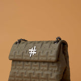 ZOYA FLAP BAG IN ARMY GREEN (MEDIUM)