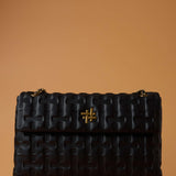 ZOYA FLAP BAG IN BLACK (XL)