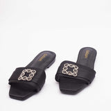 Daisy Slides in Black