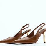 CLEOPATRA HEELS IN TAN