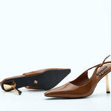 CLEOPATRA HEELS IN TAN