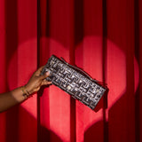 MAZE PURSE IN PLATINUM