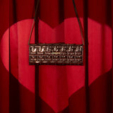 MAZE PURSE IN BRONZE