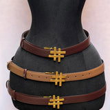 Reversible Belt in BROWN/COFFEE