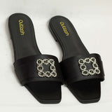 Daisy Slides in Black