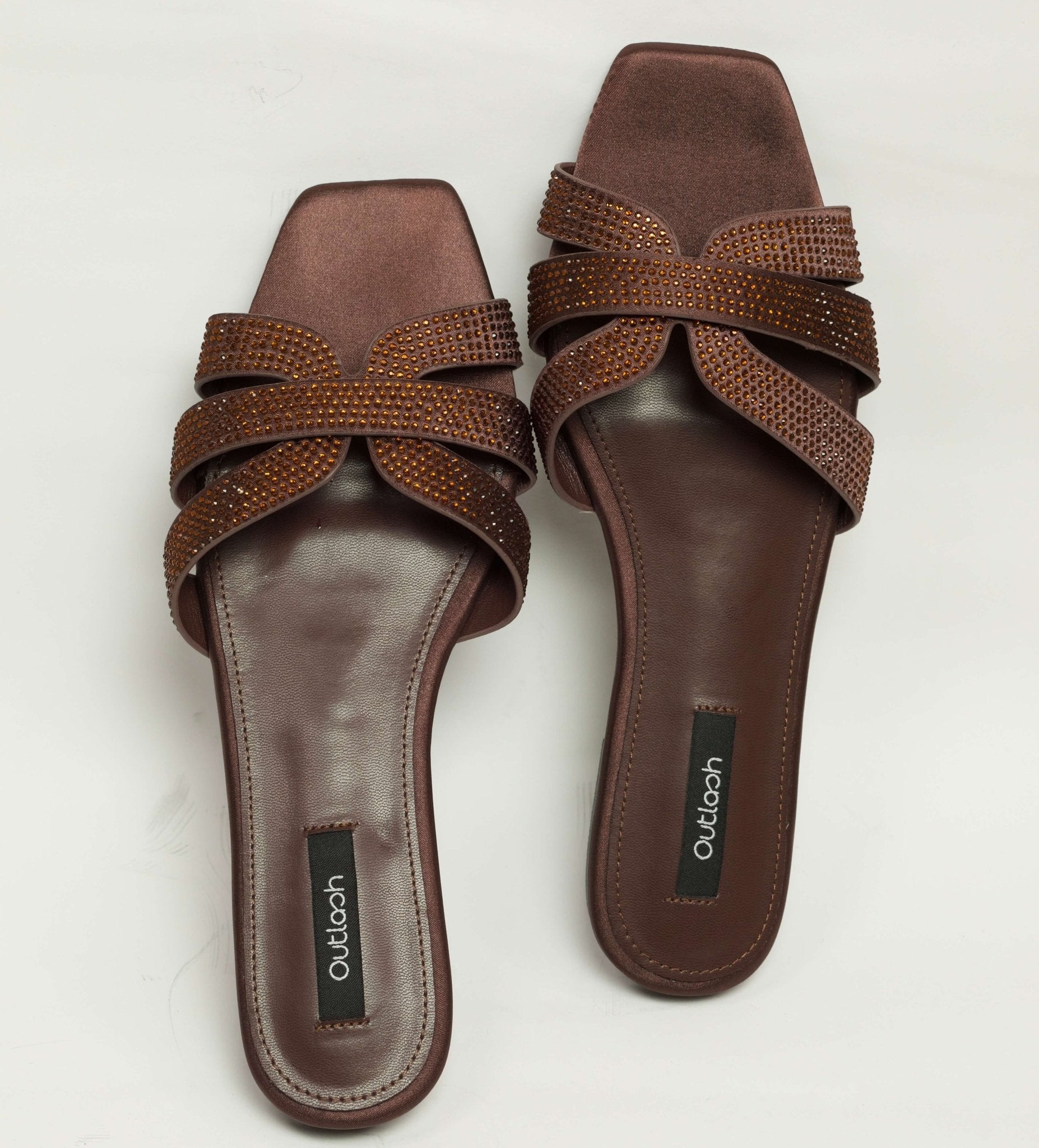 Glint Slides in COFFEE - Outlash brand