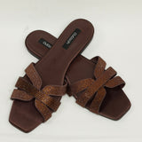 Glint Slides in COFFEE - Outlash brand